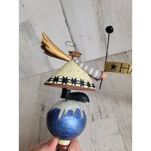 Williraye Studio SIGNED Christmas Angel Tree Topper 2004 - Picture 13 of 14